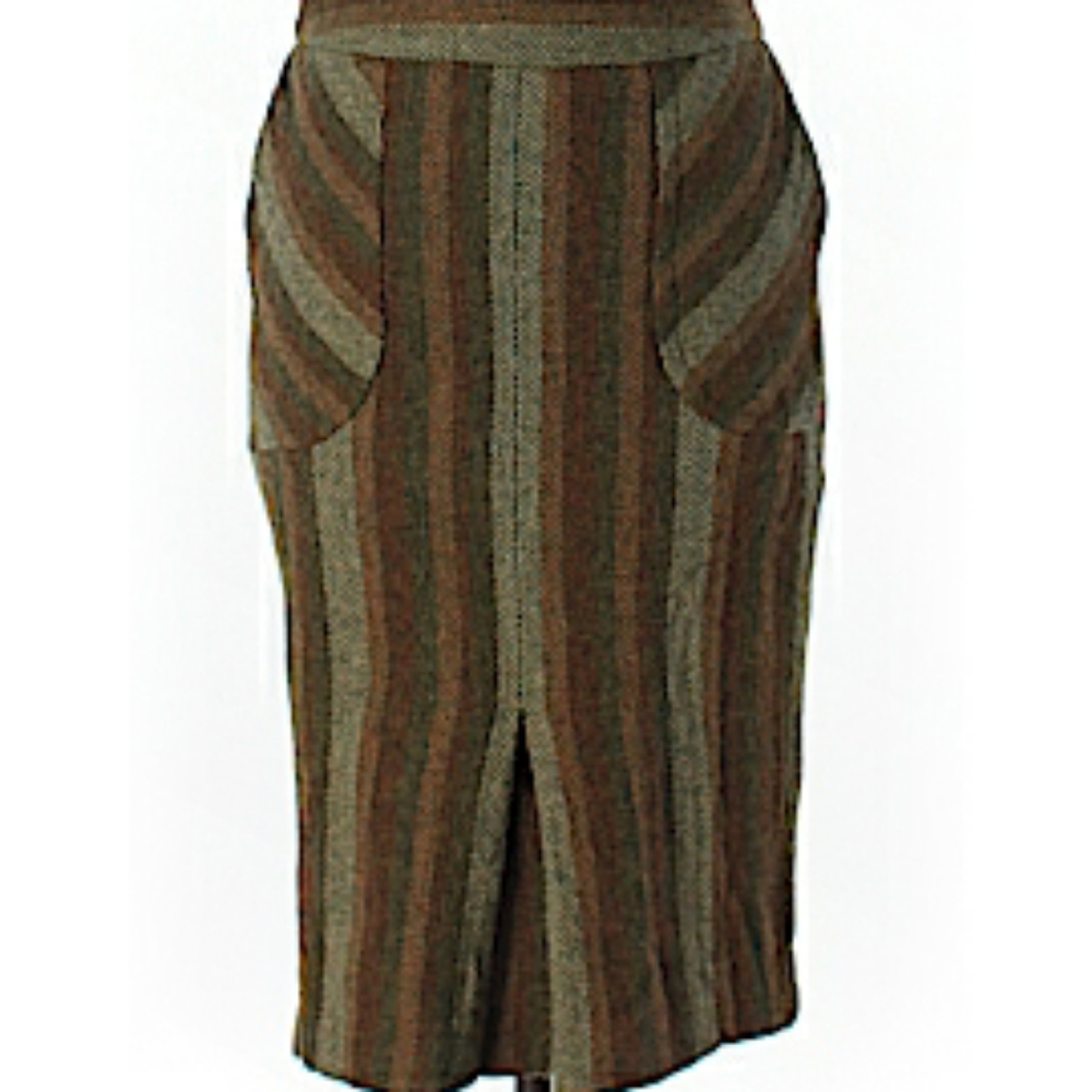L.A.M.B plaid wool skirt size 6